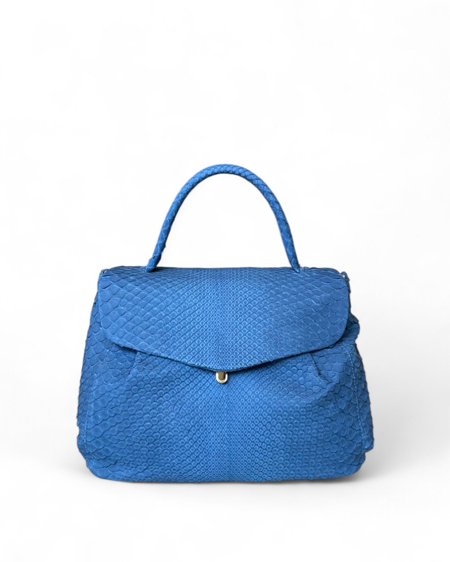 Fine Leather Bag 4861 Skyblue