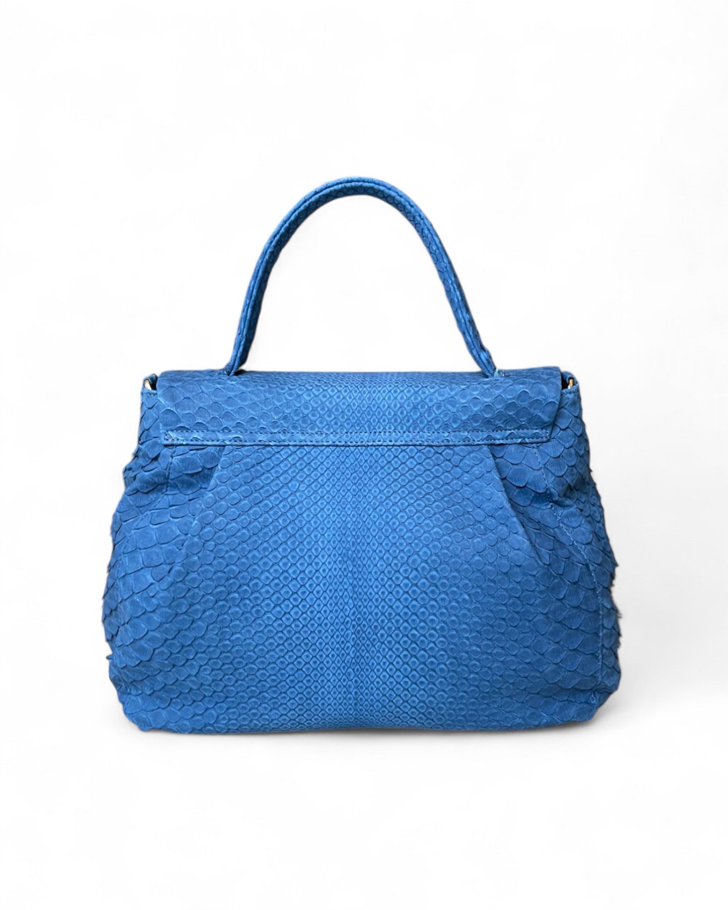 Fine Leather Bag 4861 Skyblue