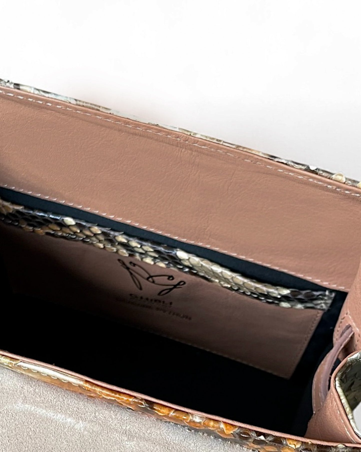 Fine Leather Bag 4824 Orange