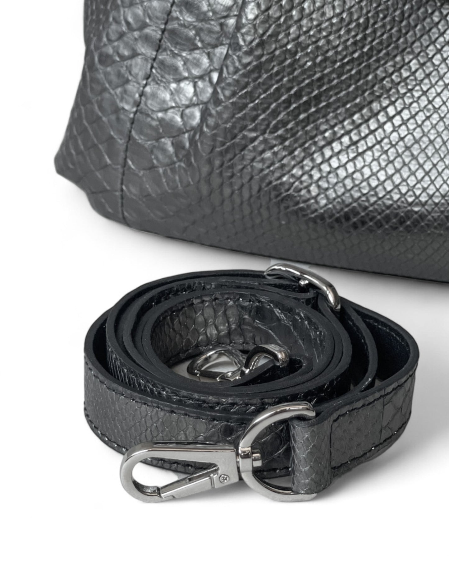 Fine Leather Bag 4861 Platino