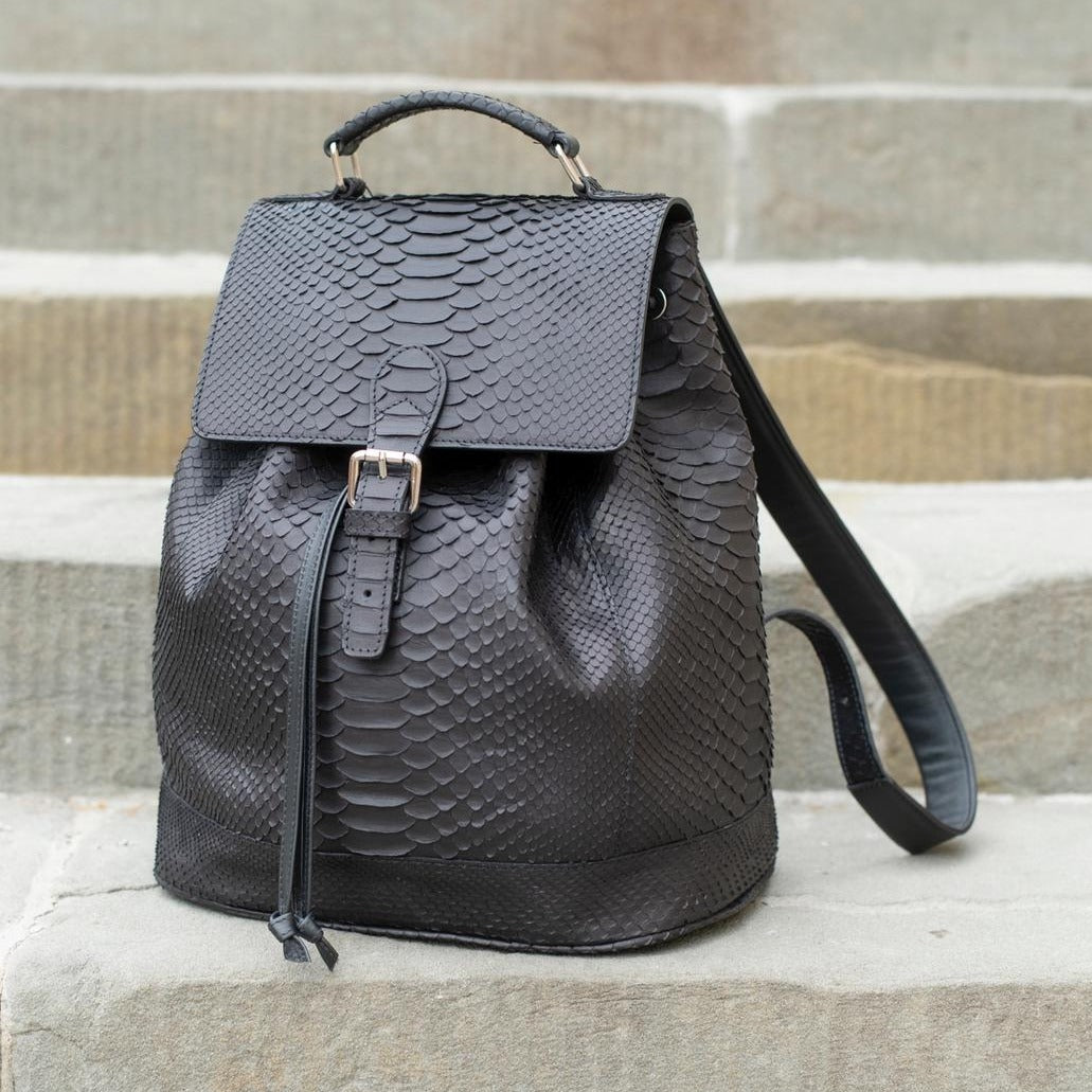 Fine Leather Unisex Backpack