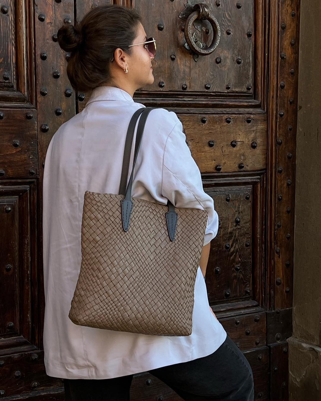 Handwoven Shopper Bag 5084 Yellow Combo