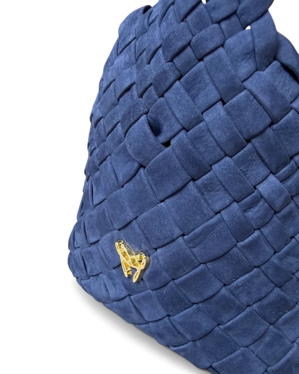 Handwoven Nubuck Bag 4507 Navy