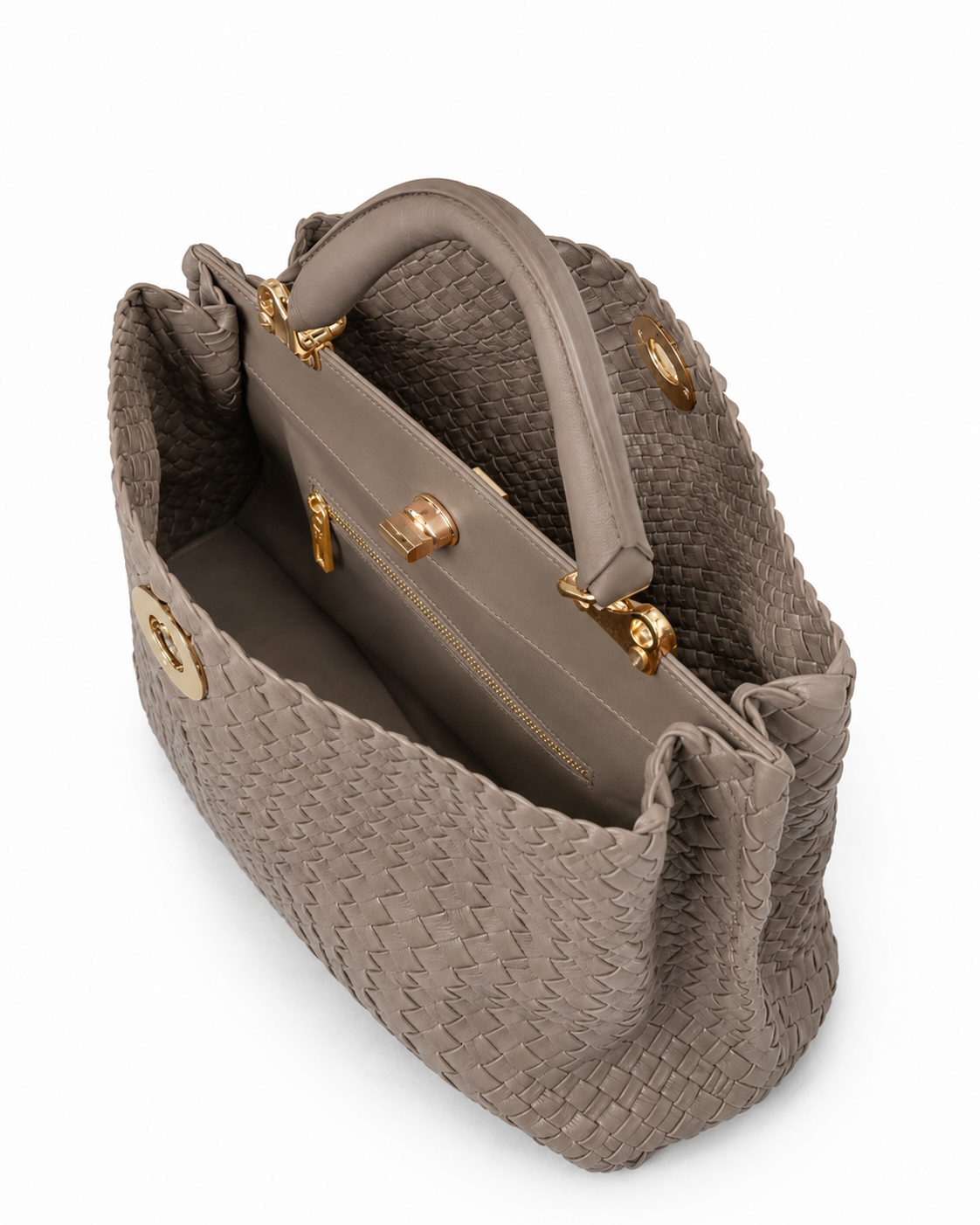 Handwoven Bag 4760 Taupe