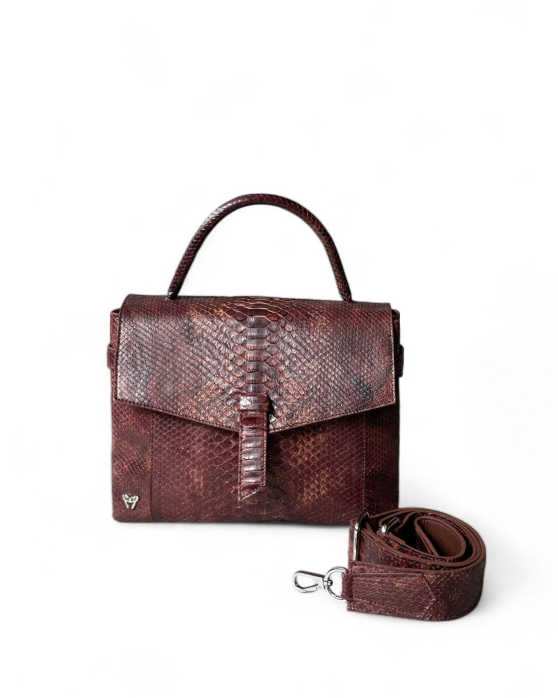 Fine Leather Bag 4984 Brown