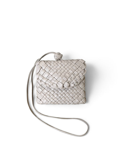 Handwoven Purse 5129 Titanio
