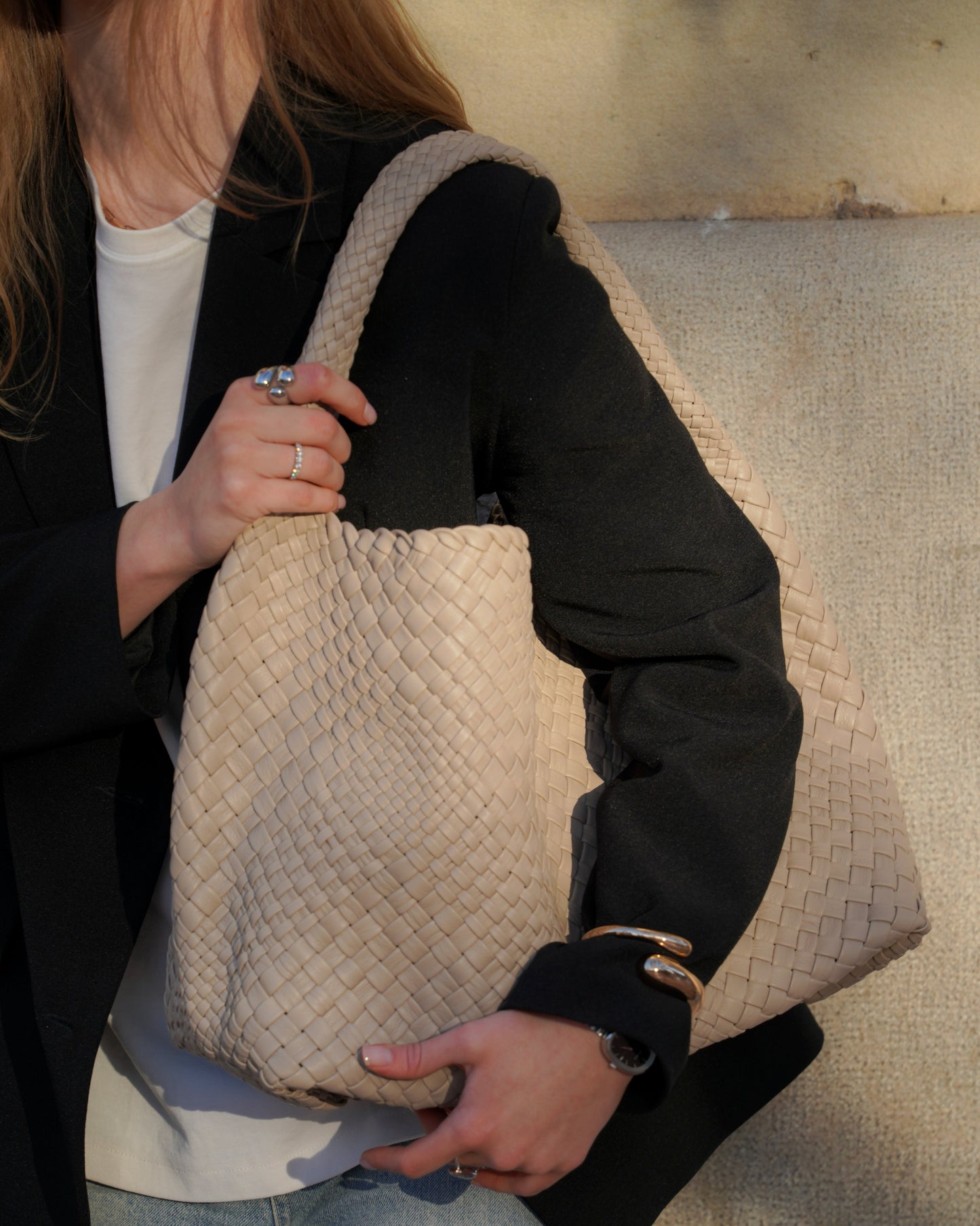 Handwoven Bag 4296 Taupe