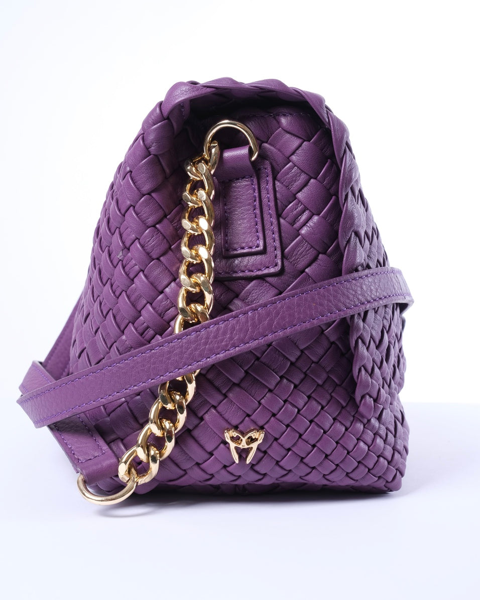 Handwoven Bag 4433 Mulberry