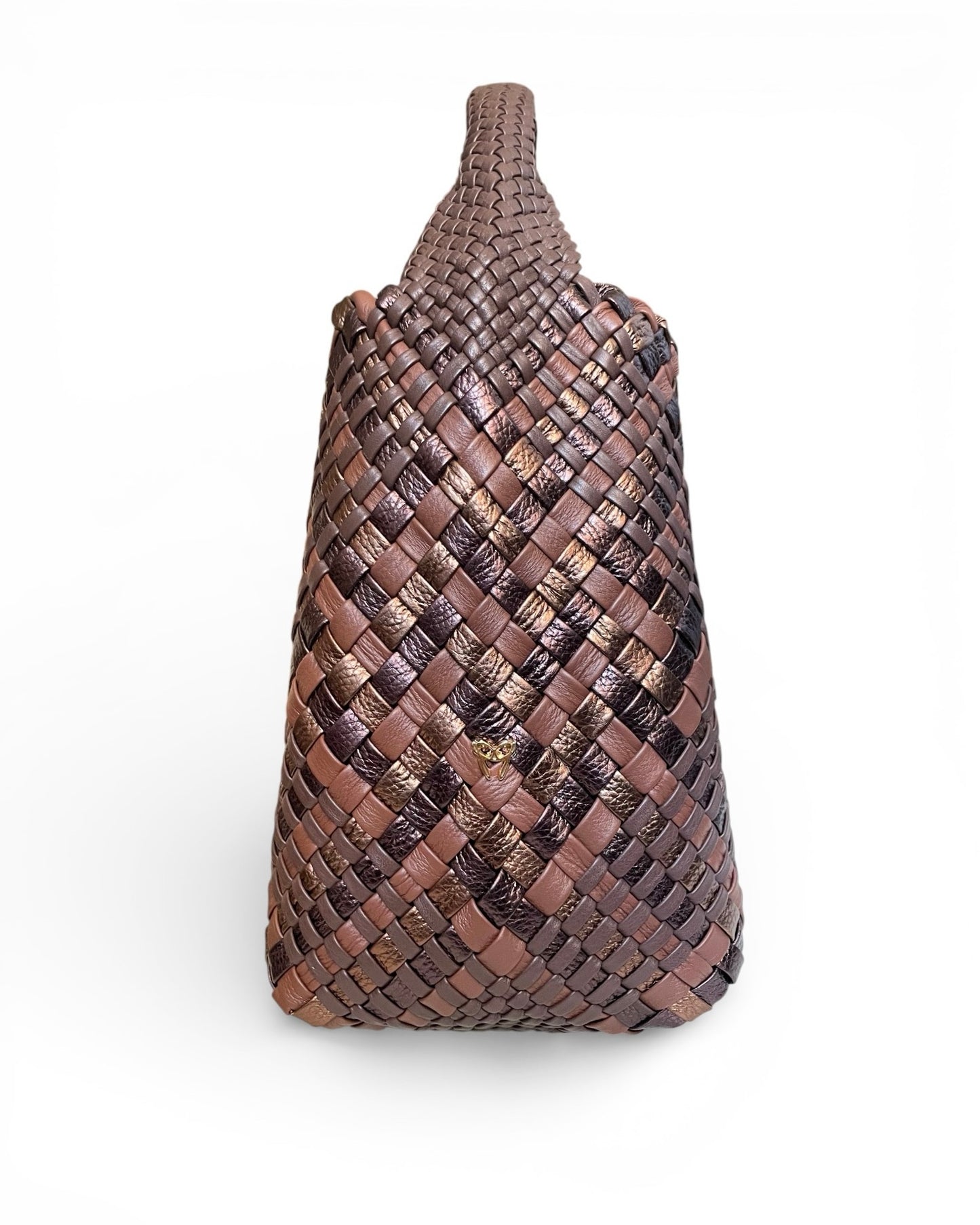 Handgewebte Tasche 4296 Schoko-Mix