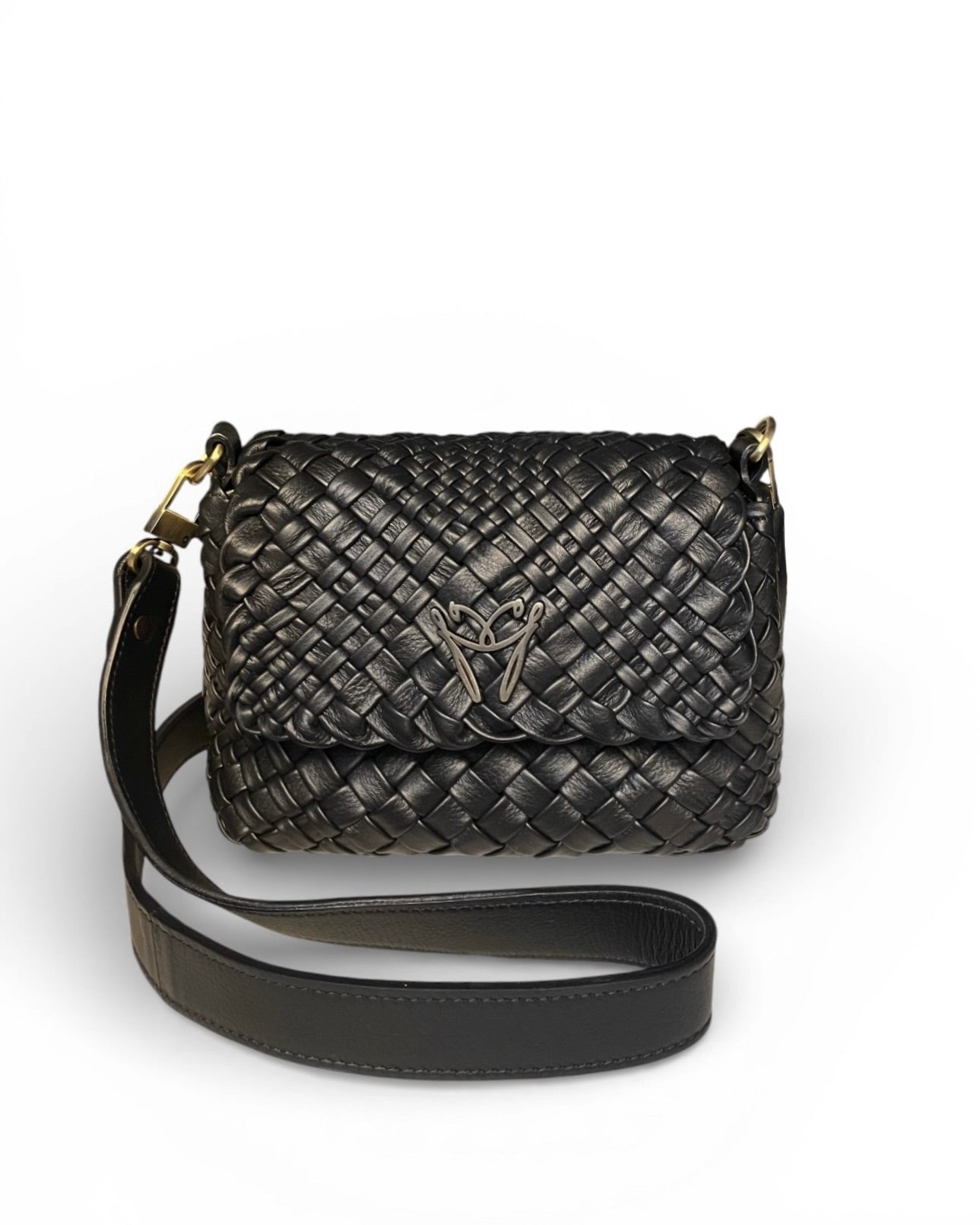 Handgewebte Tasche 5102 Nero