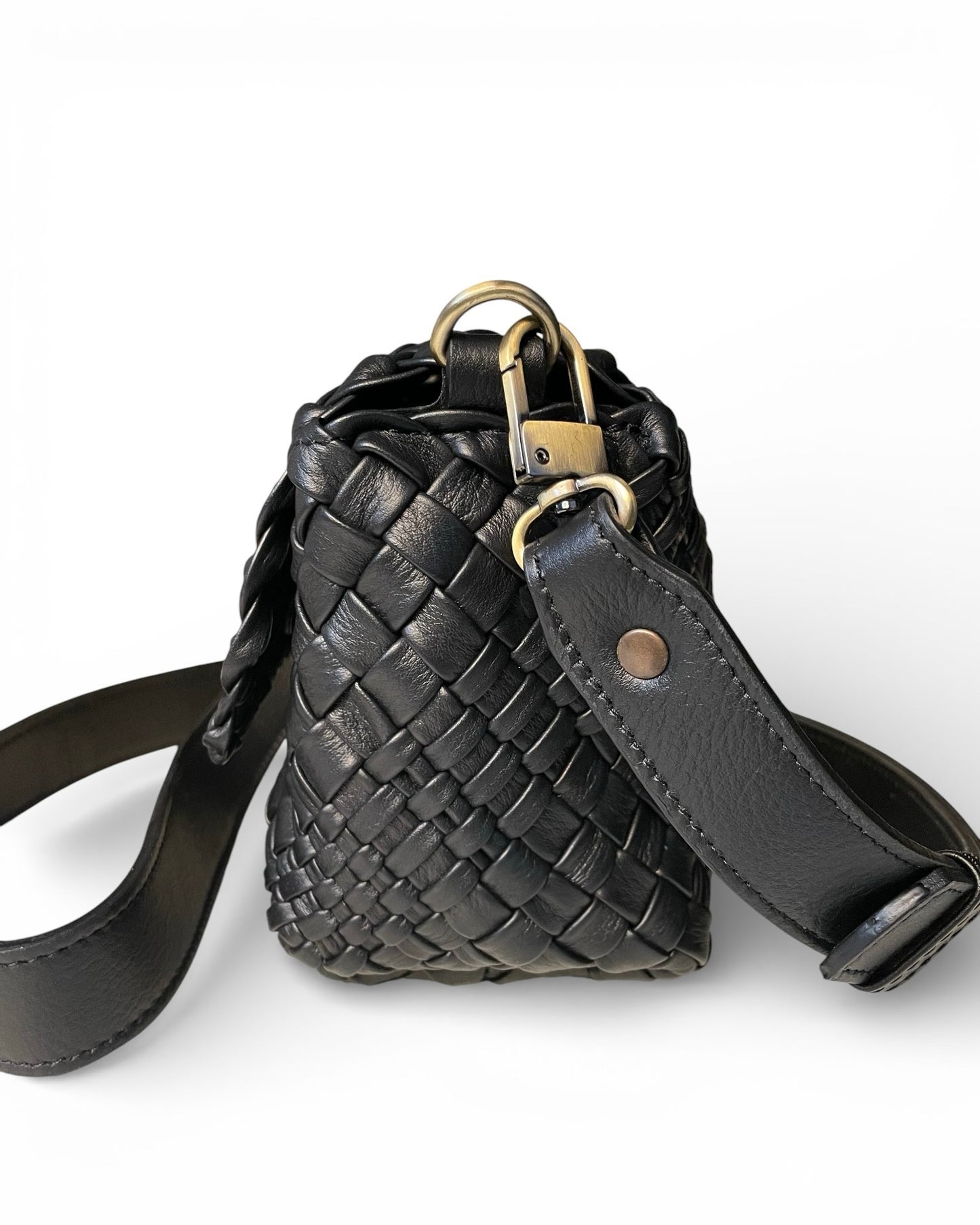 Handgewebte Tasche 5102 Nero