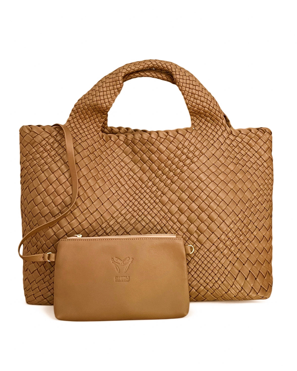 Handwoven Bag 4344 Cognac