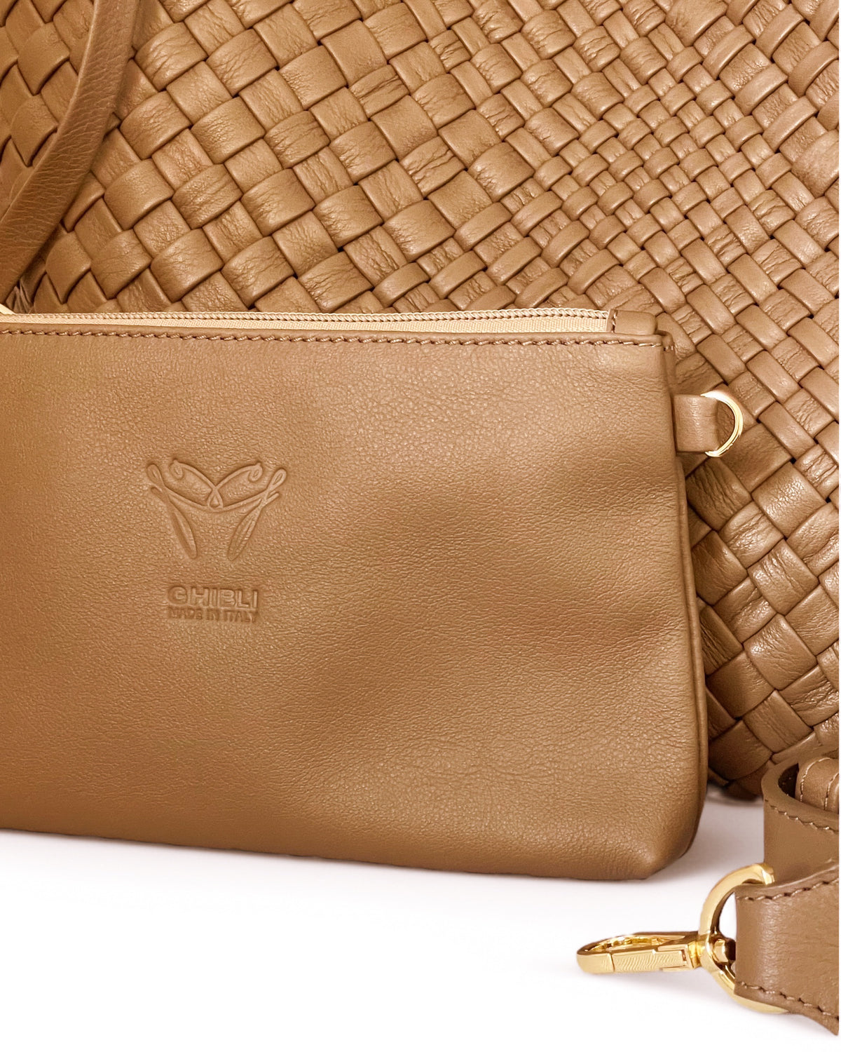Handwoven Bag 4344 Cognac