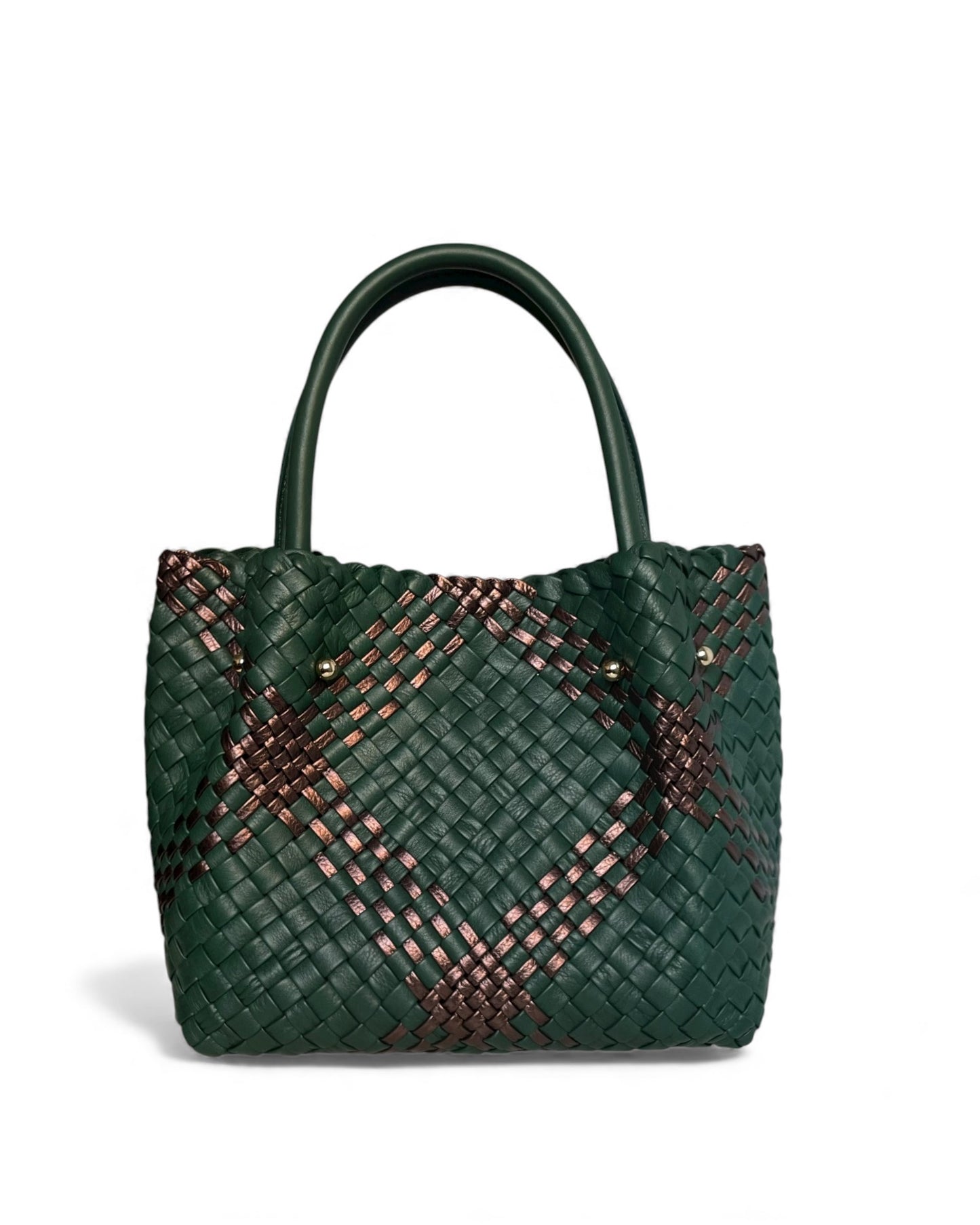 Handgewebte Tasche 4462 Grün