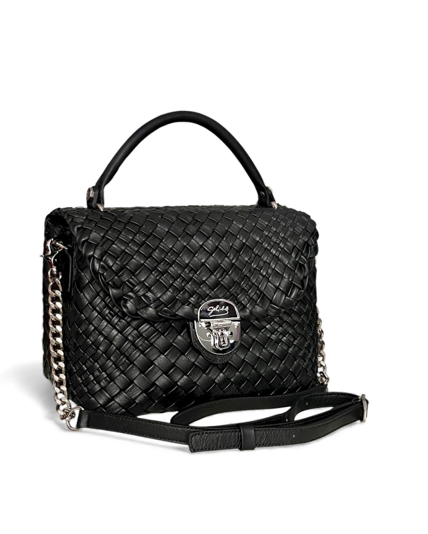 Handwoven Bag 4739 Nero