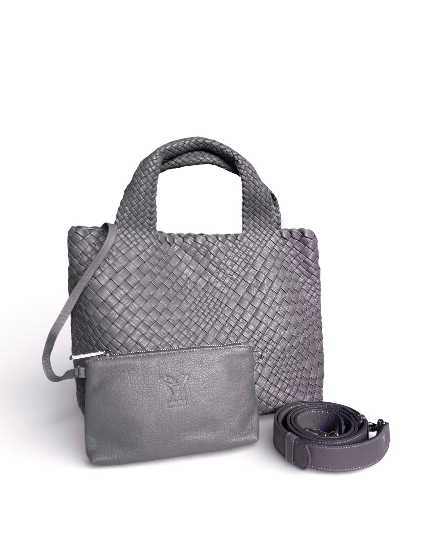 Handgewebte Tasche 4415 Fumo