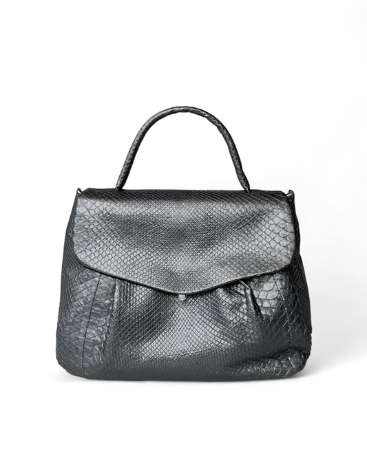 Fine Leather Bag 4861 Platino