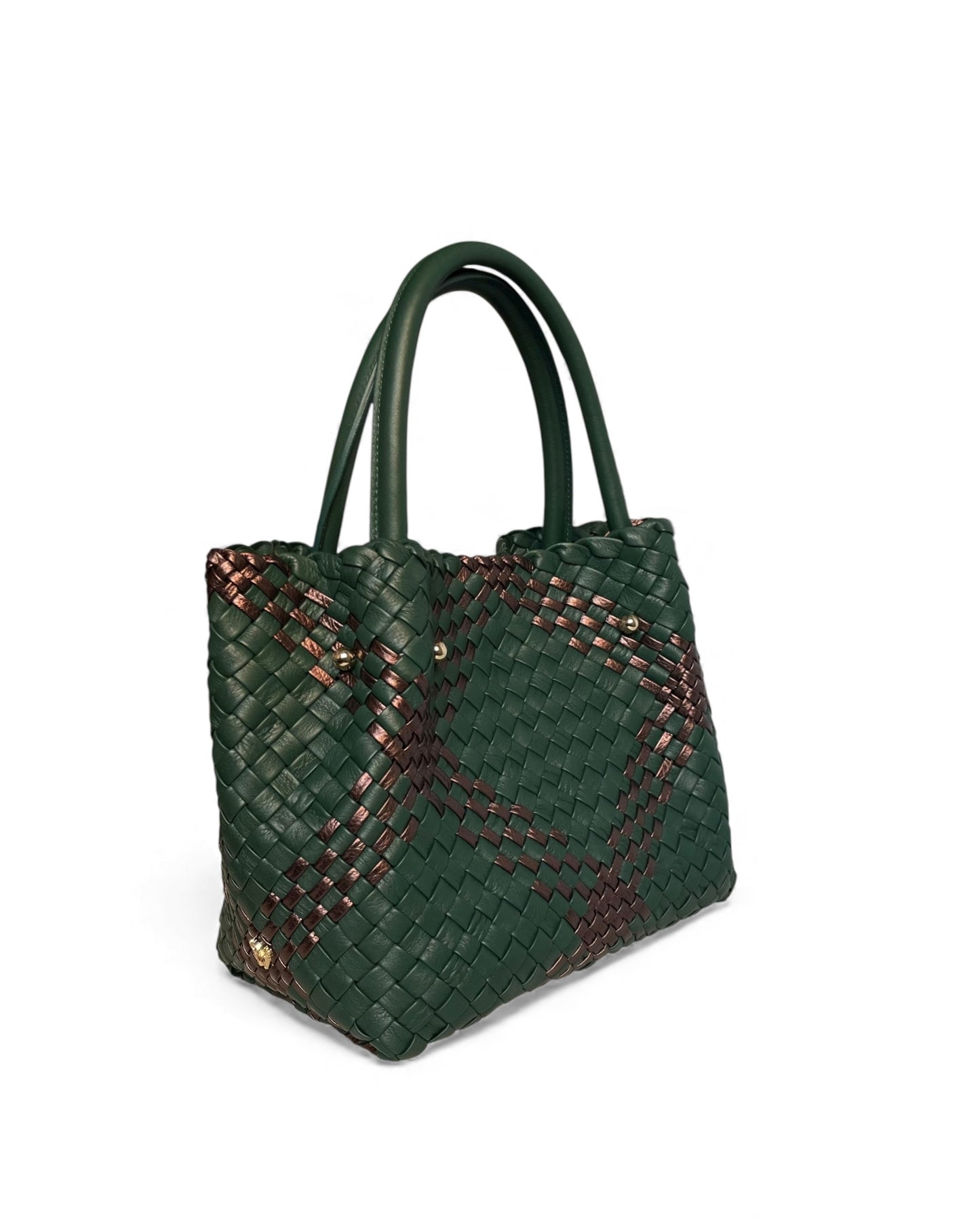 Handgewebte Tasche 4462 Grün