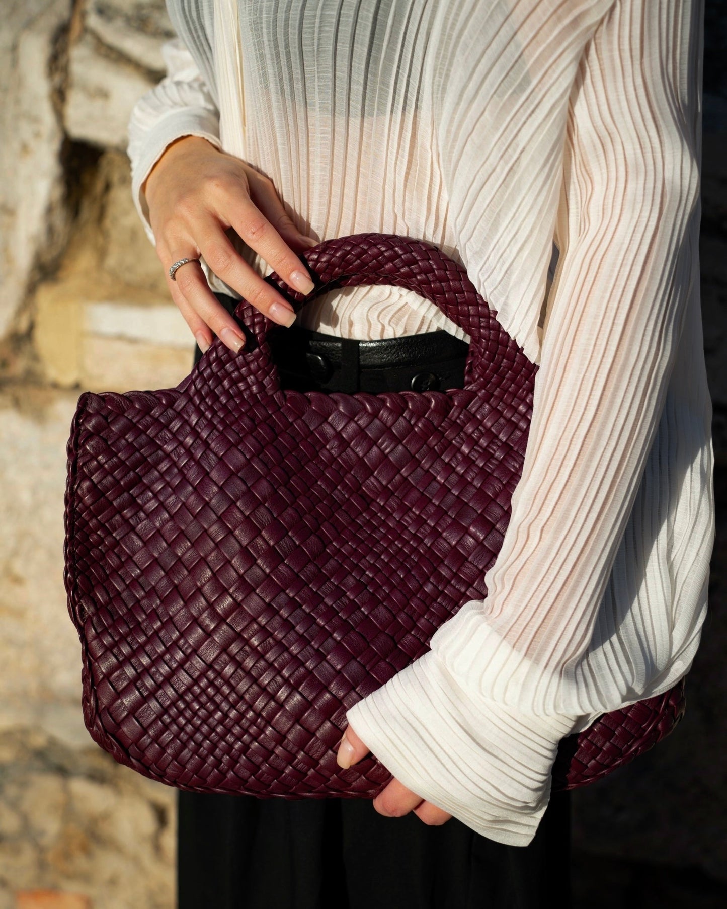 Handgewebte Tasche 4938 Vinaccio