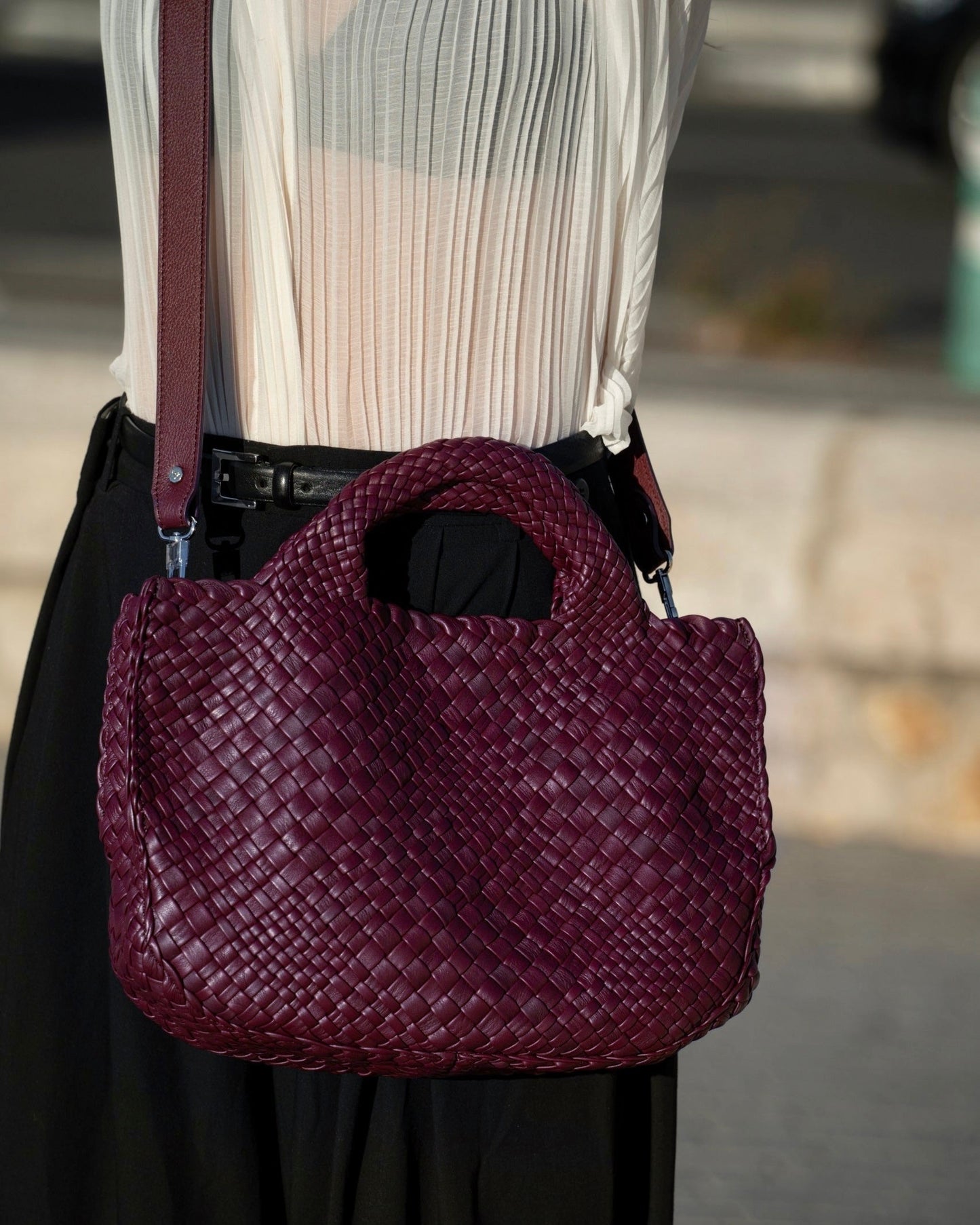 Handgewebte Tasche 4938 Vinaccio