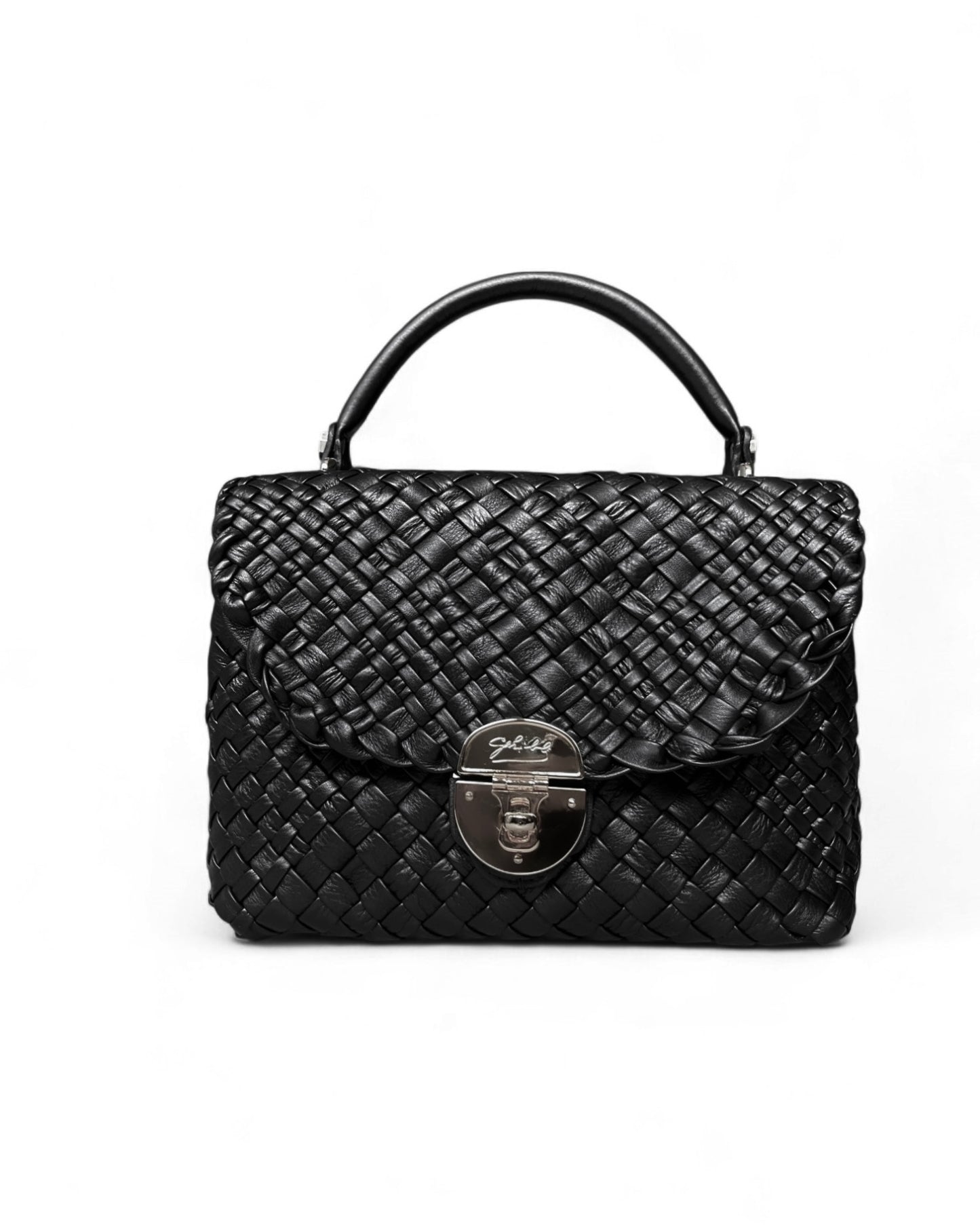 Handwoven Bag 4739 Nero