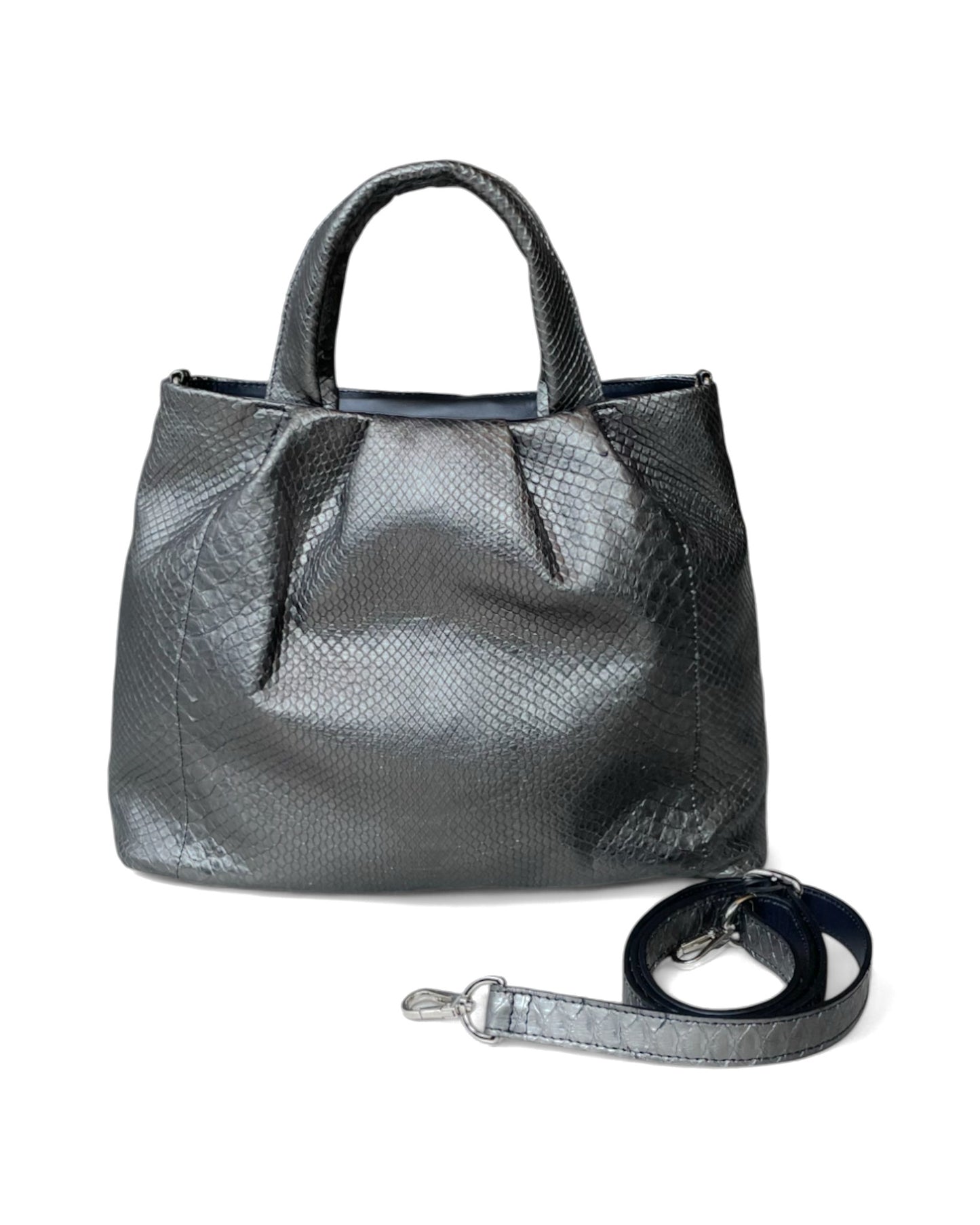 Fine Leather Bag 4862 Platino