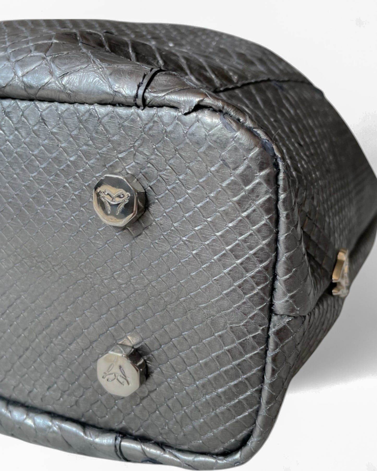 Fine Leather Bag 4862 Platino