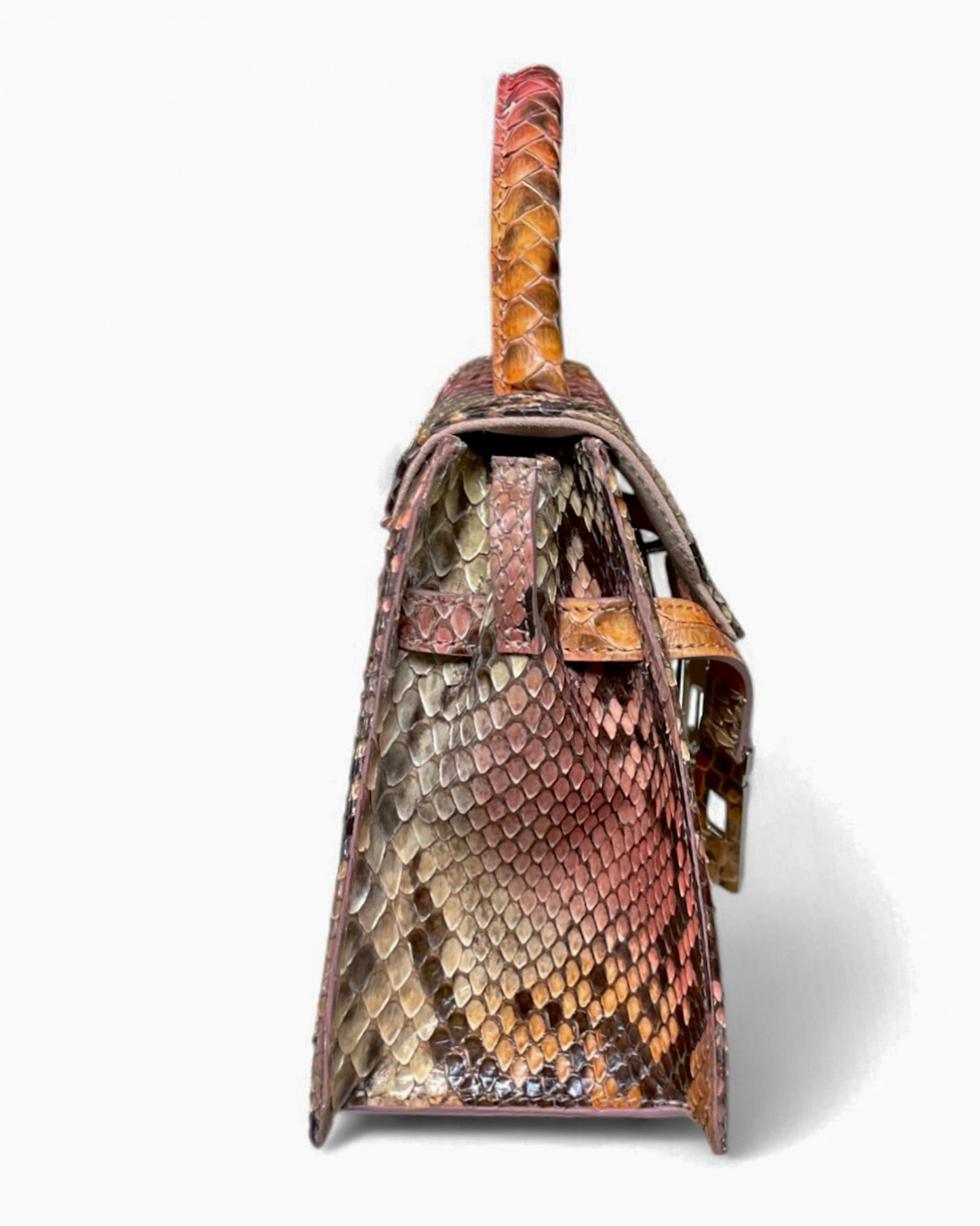 Fine Leather Bag 4824 Orange