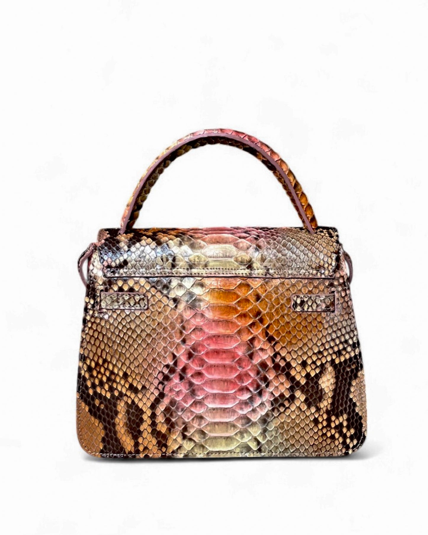 Fine Leather Bag 4824 Orange