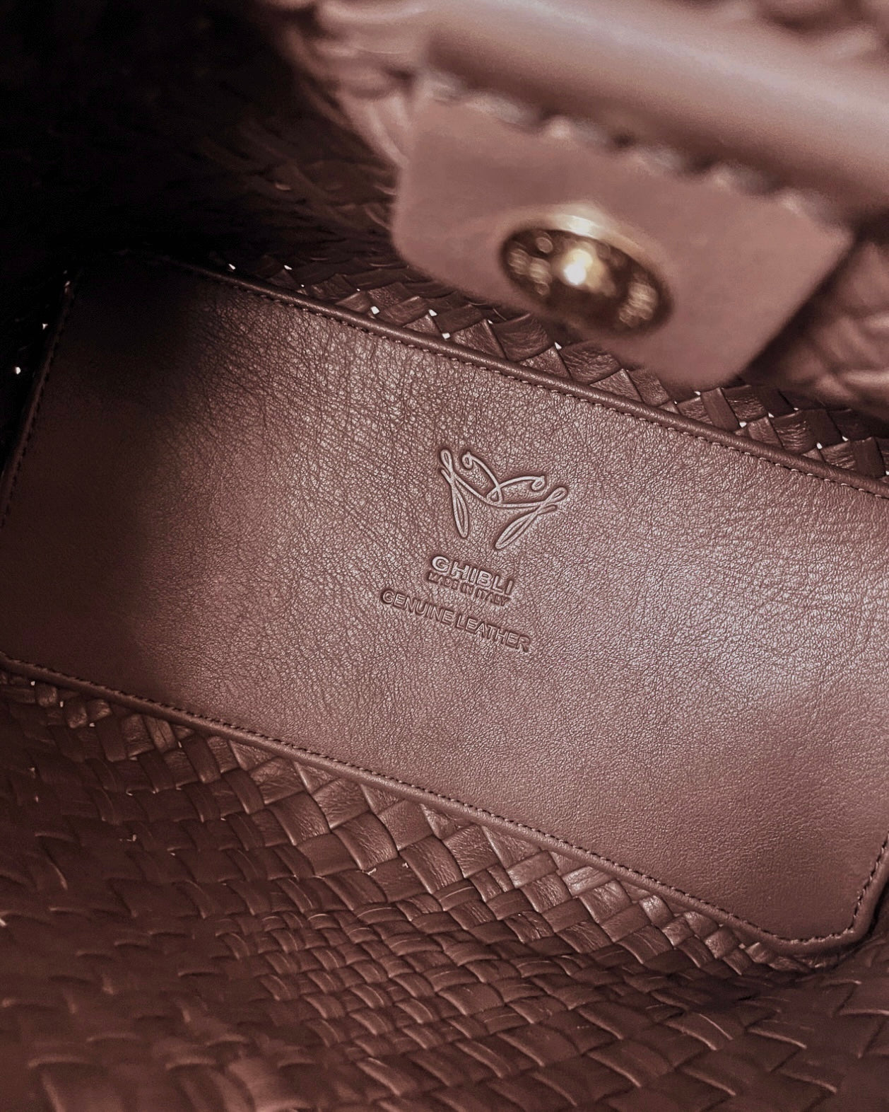 Handgewebte Tasche 4665 Bruciato