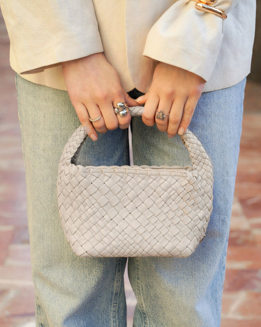Handwoven Bag 4507 Titanio