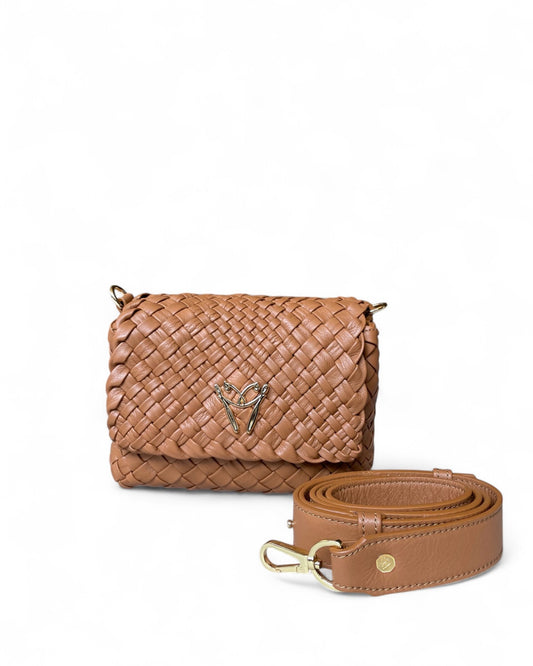 Handwoven Bag 5102 Cognac