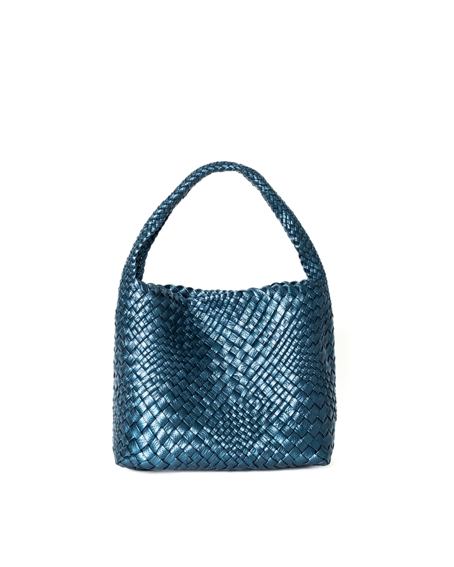 Handwoven Bag 4669 Trim Petrolio