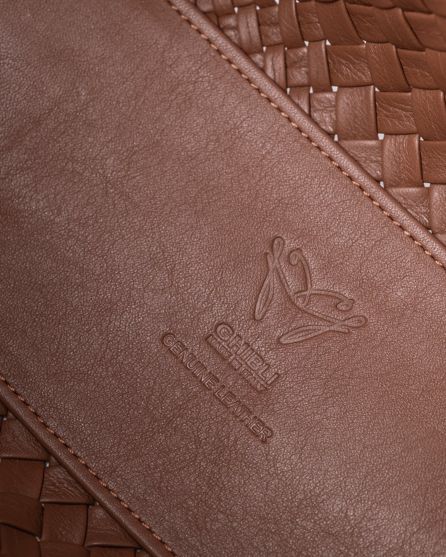 Handgewebte Tasche 4669 Castagno
