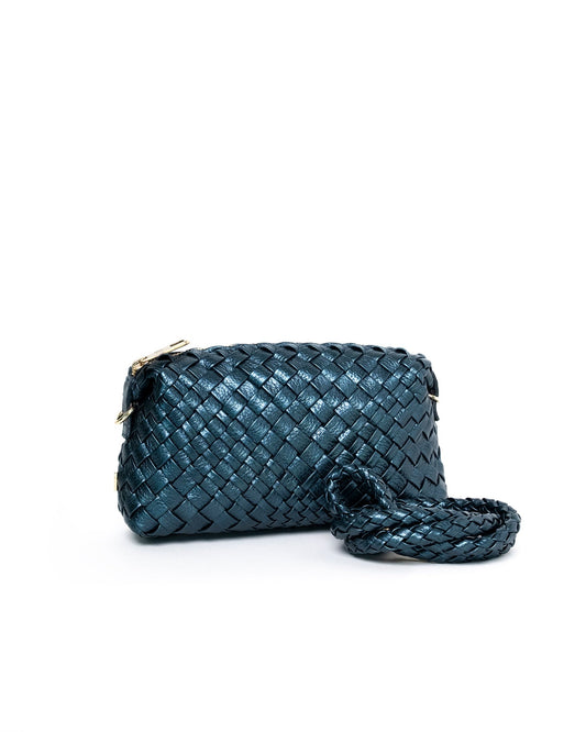 Handwoven Bag 5041 Trim Petrolio