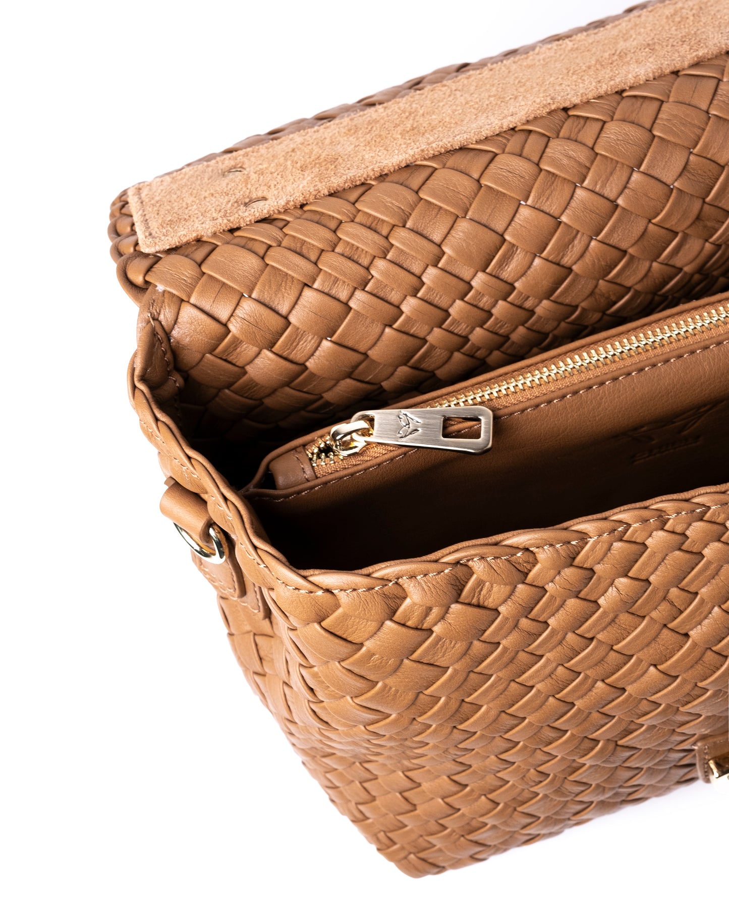 Handwoven Bag 4739 Cognac