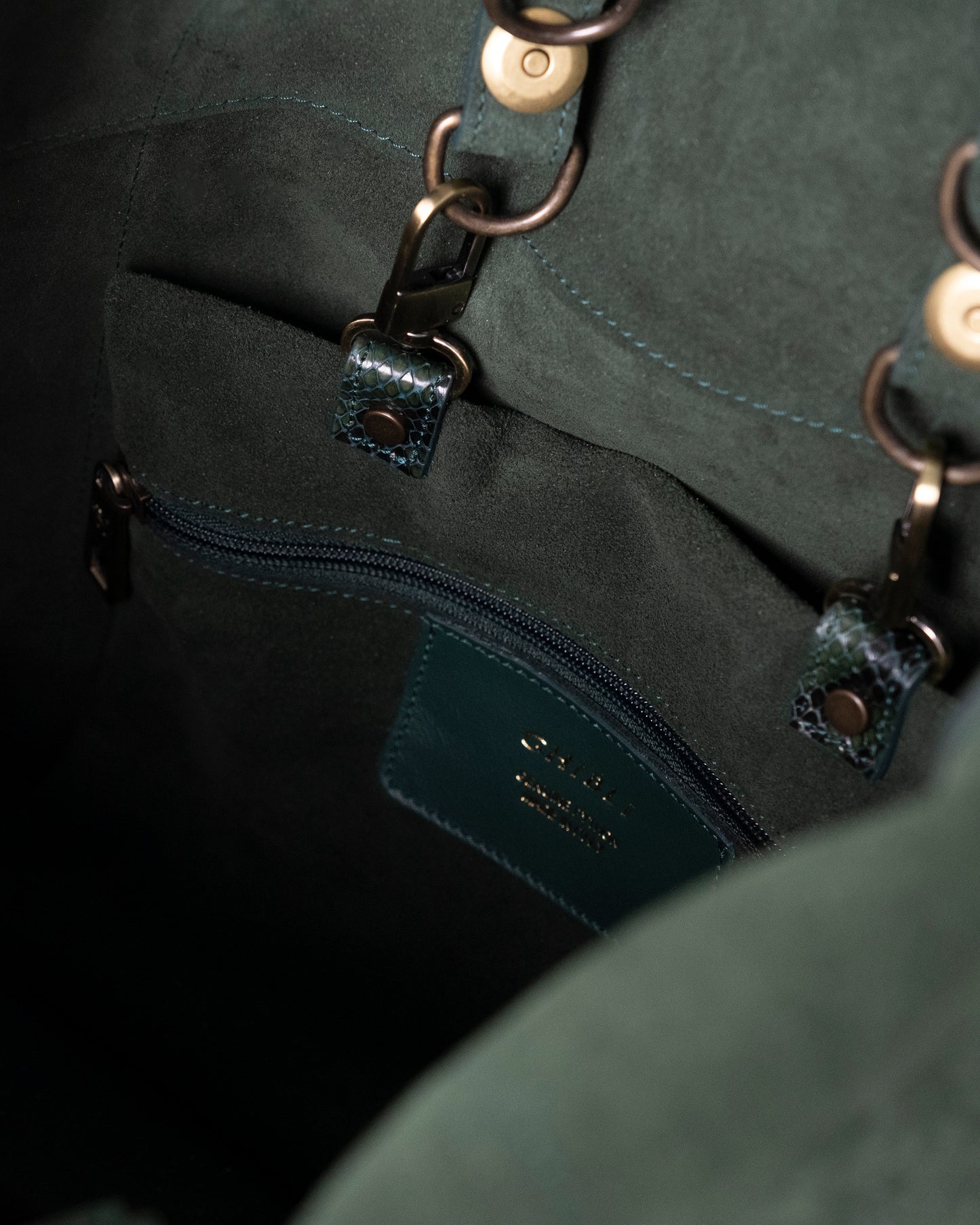 Fine Leather Bag 3255 Green