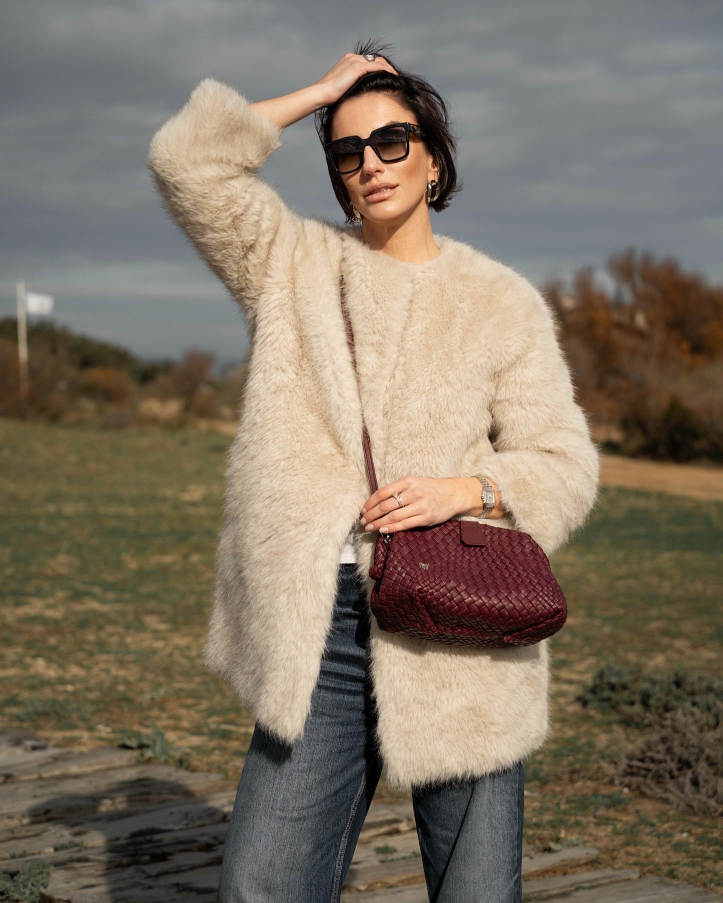 Handgewebte Tasche 5070 Vinaccio