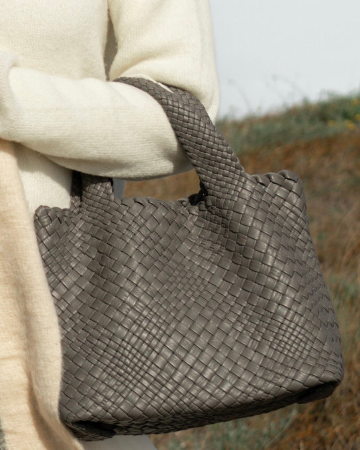 Handgewebte Tasche 4415 Fumo