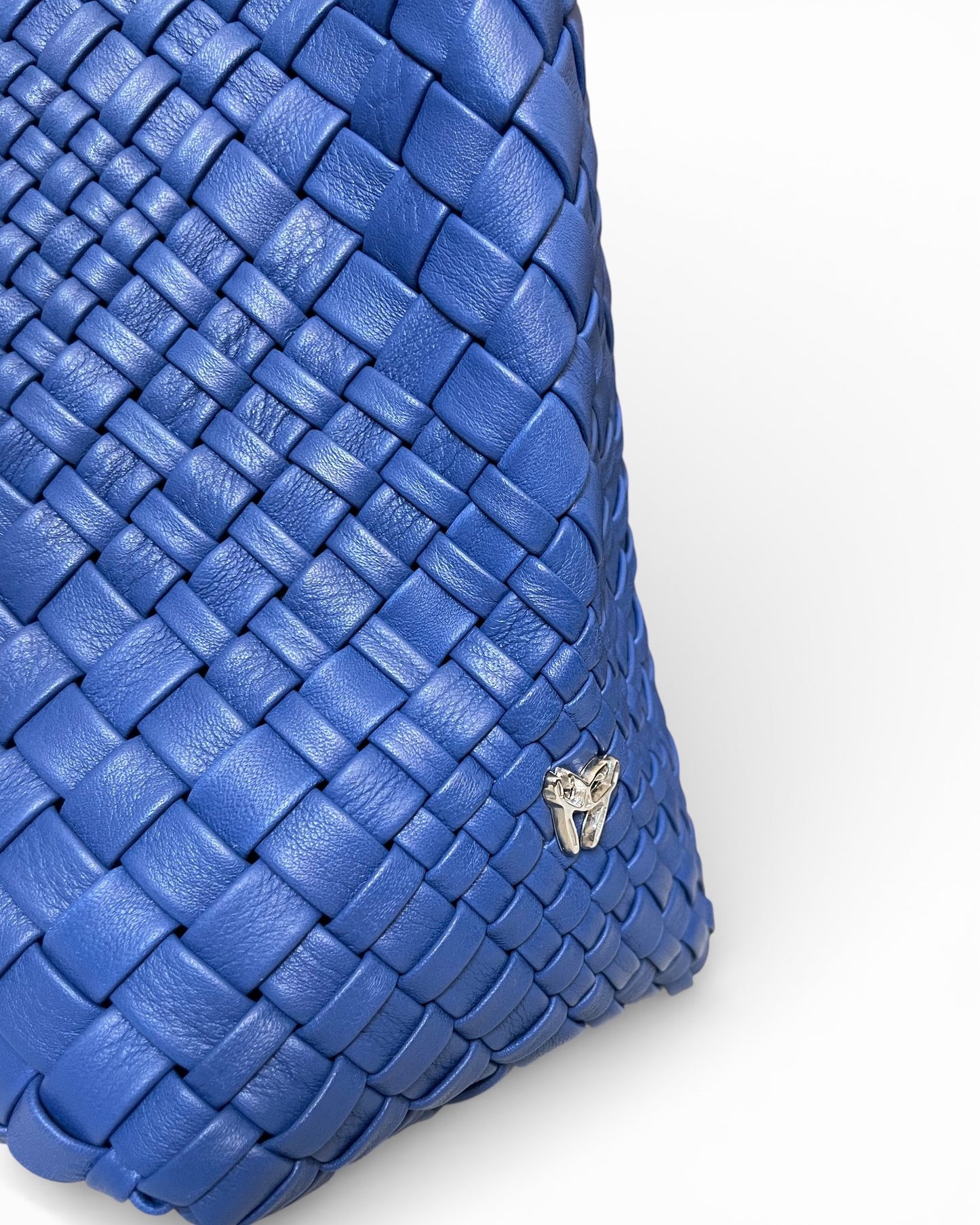Handgewebte Tasche 4669 Bluette