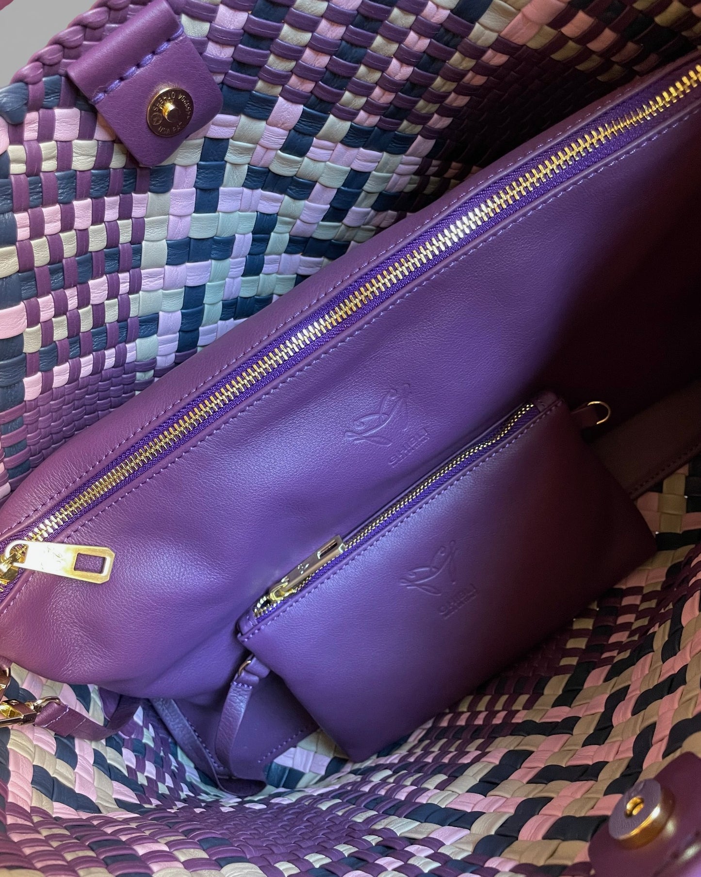 Handgewebte Tasche 4296 Mix