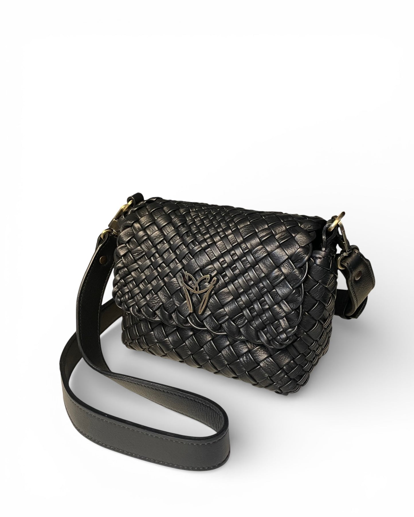 Handgewebte Tasche 5102 Nero