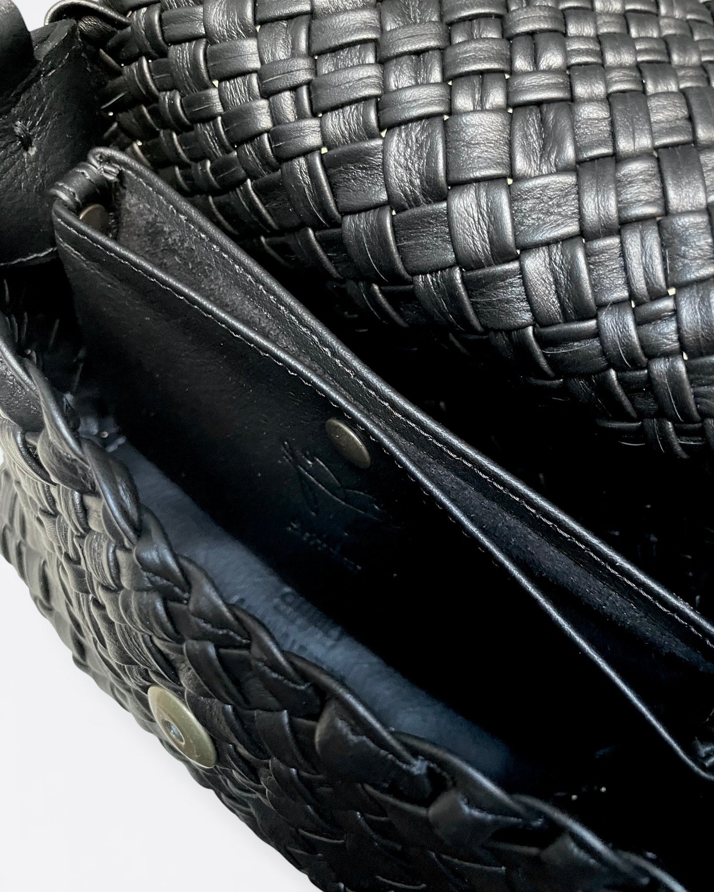 Handgewebte Tasche 5102 Nero