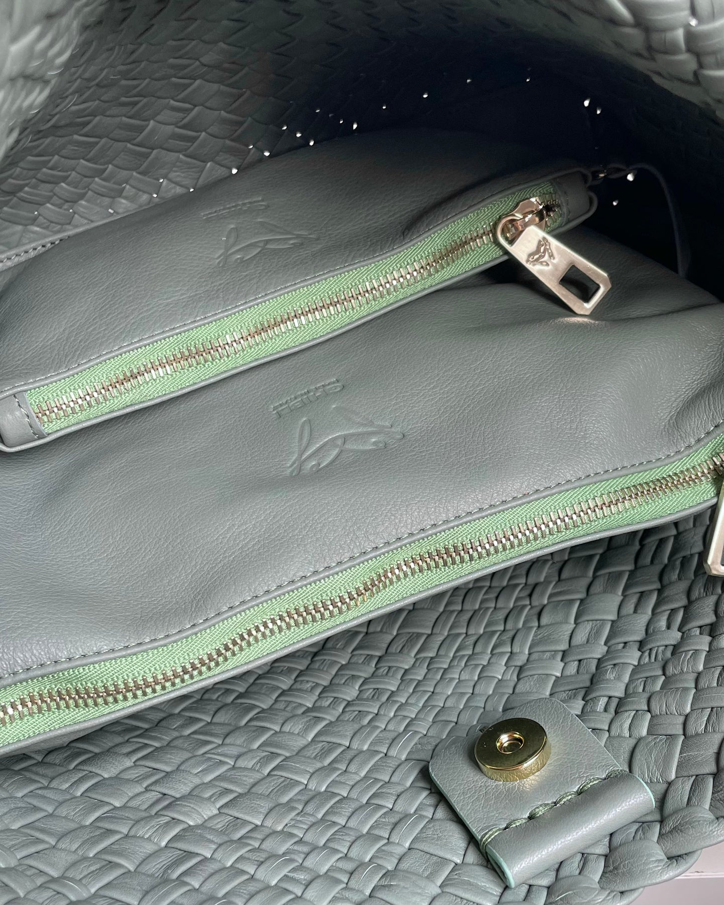 Handwoven Bag 4415 Salvia