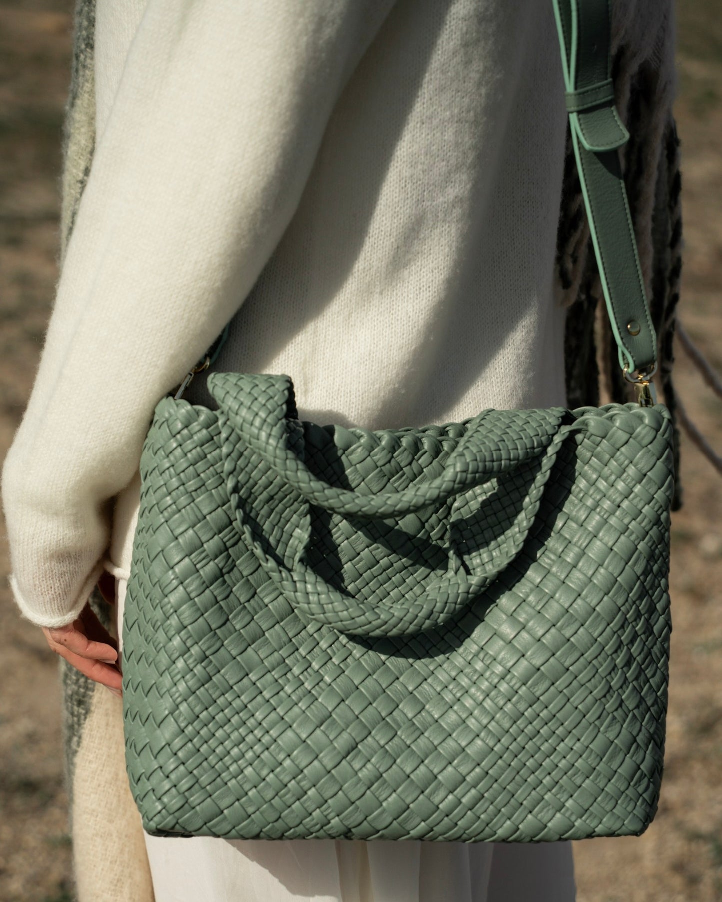Handwoven Bag 4415 Salvia