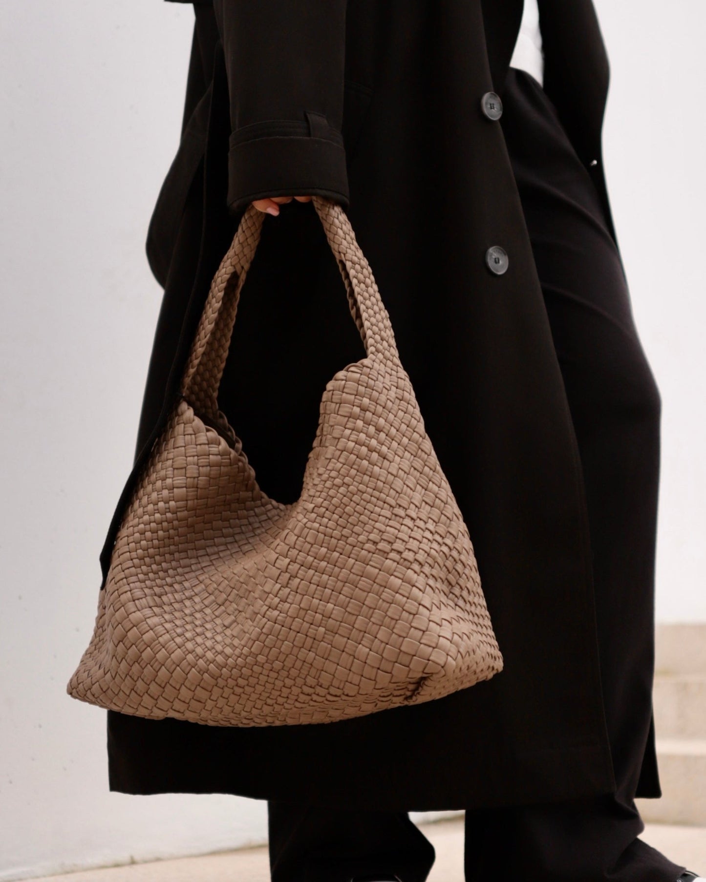 Handwoven Bag 4296 Taupe