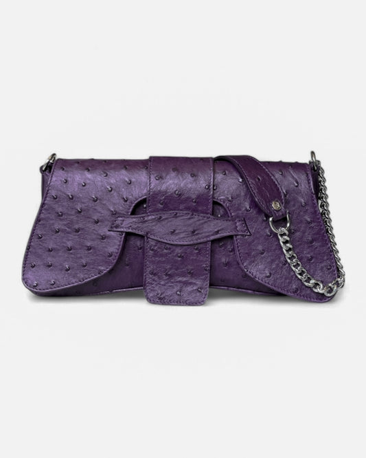 Fine Leather Bag 3182 Purple