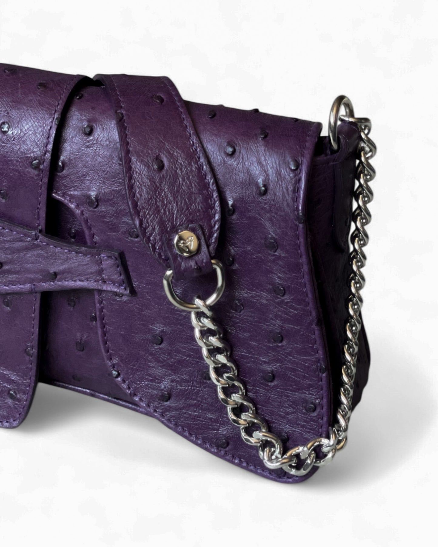 Fine Leather Bag 3182 Purple