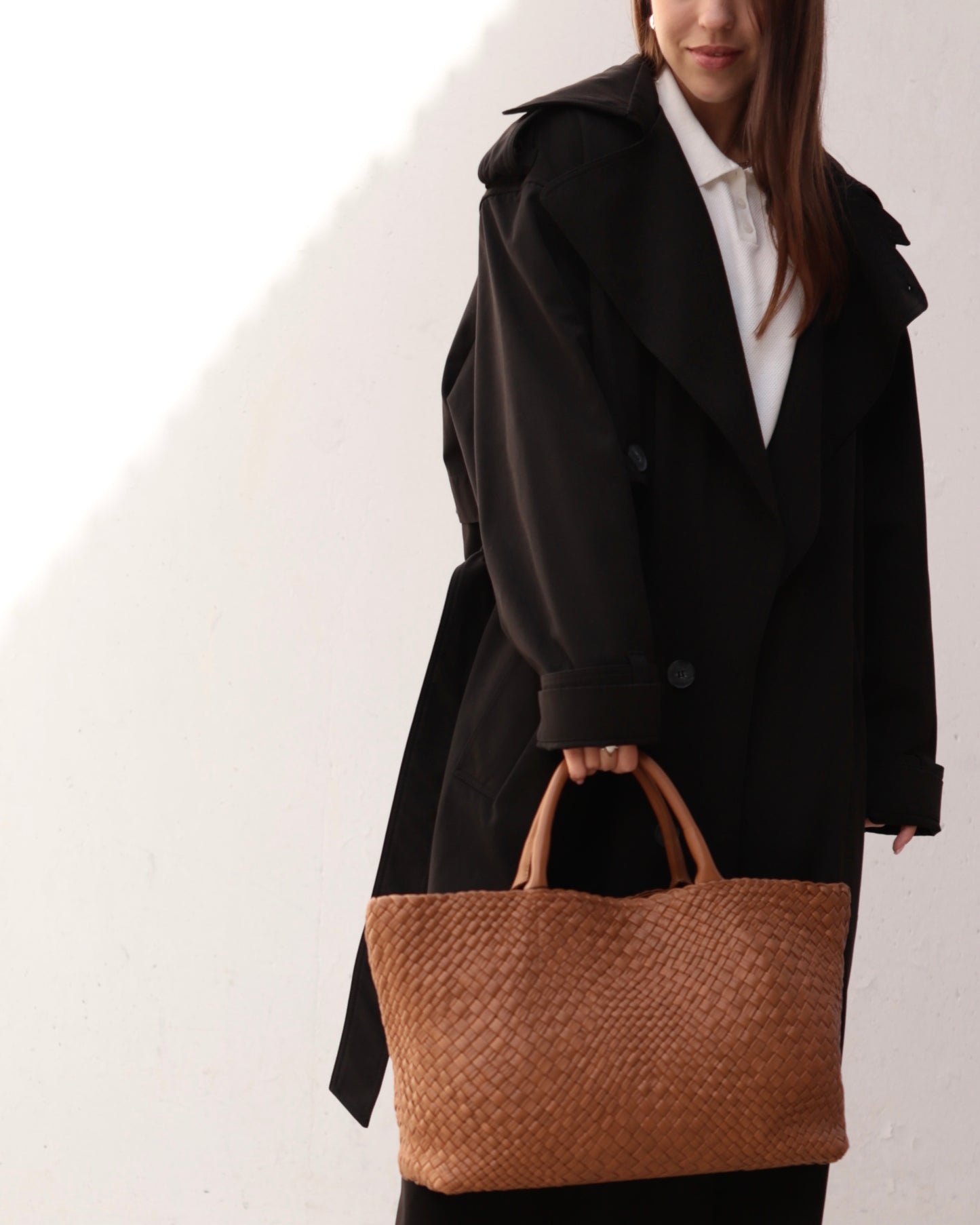 Handwoven Bag 4337 Cognac