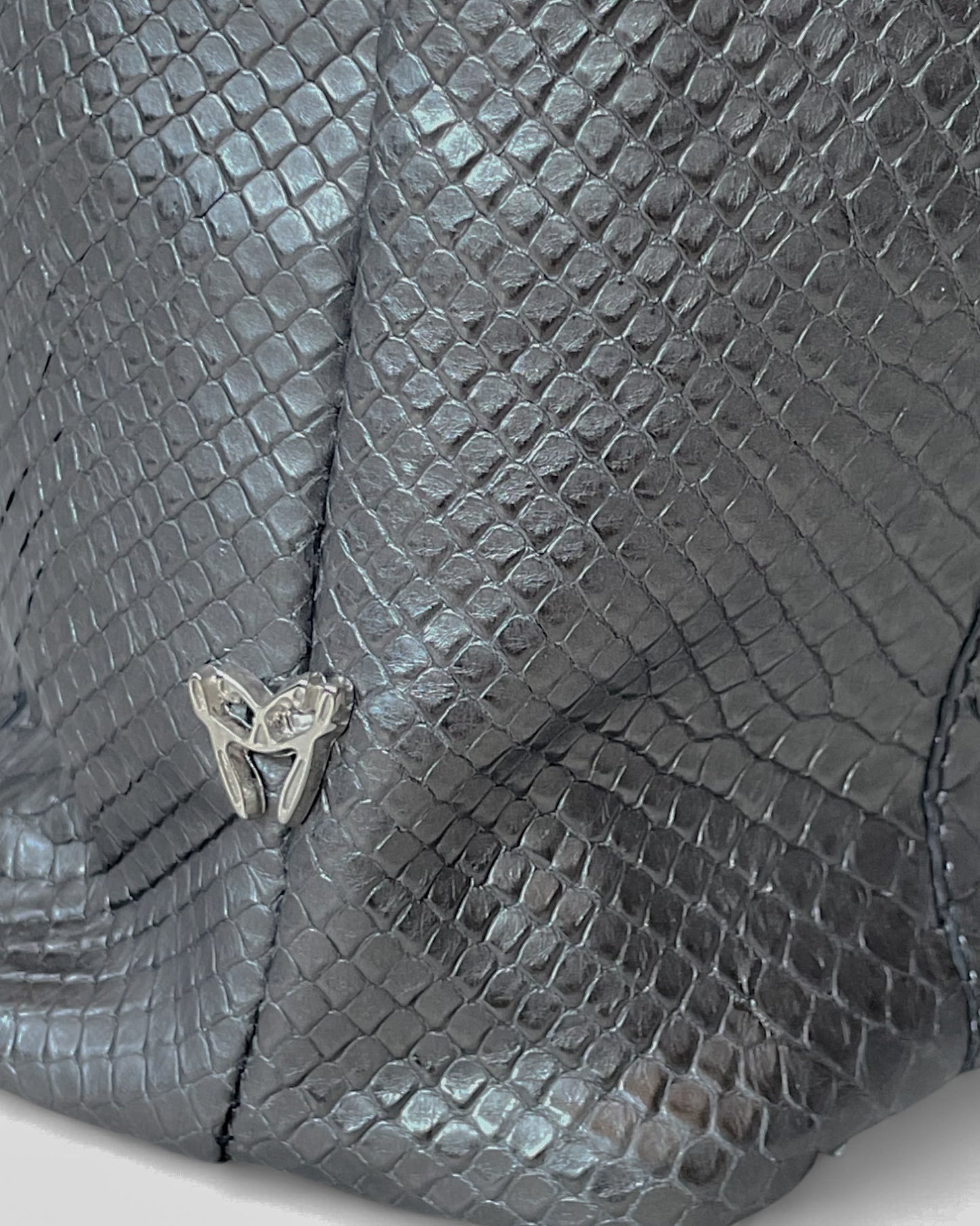 Fine Leather Bag 4862 Platino